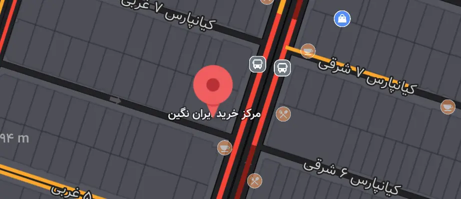 موقعیت مطب روی نقشه نشان